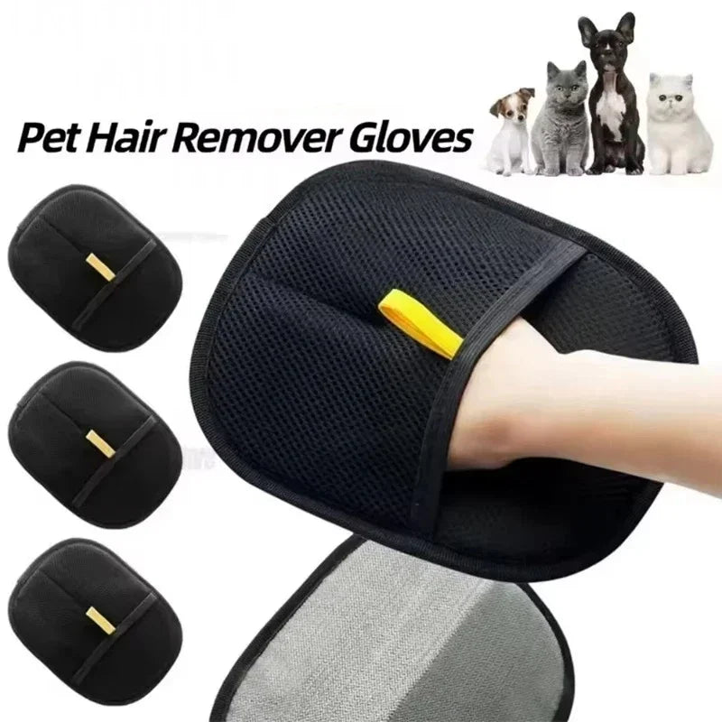 Gant brosse anti-poils réutilisable pour chien et chat
