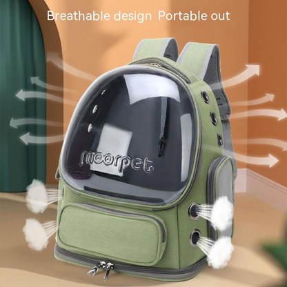 Sac de transport transparent pour chat