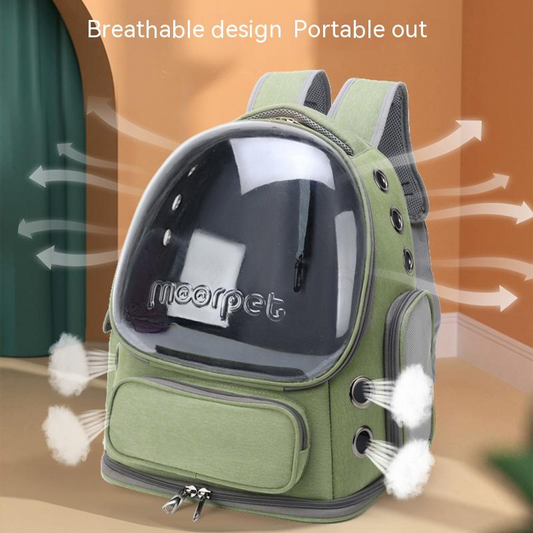Sac de transport transparent pour chat