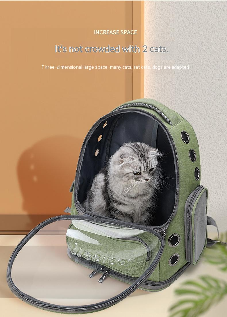 Sac de transport transparent pour chat