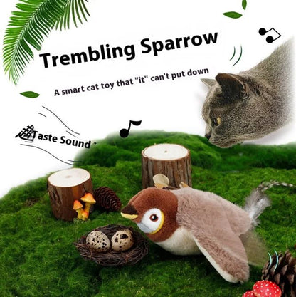 Jouet oiseau volant pour chat