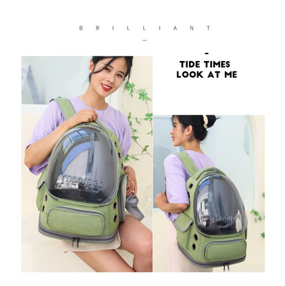 Sac de transport transparent pour chat