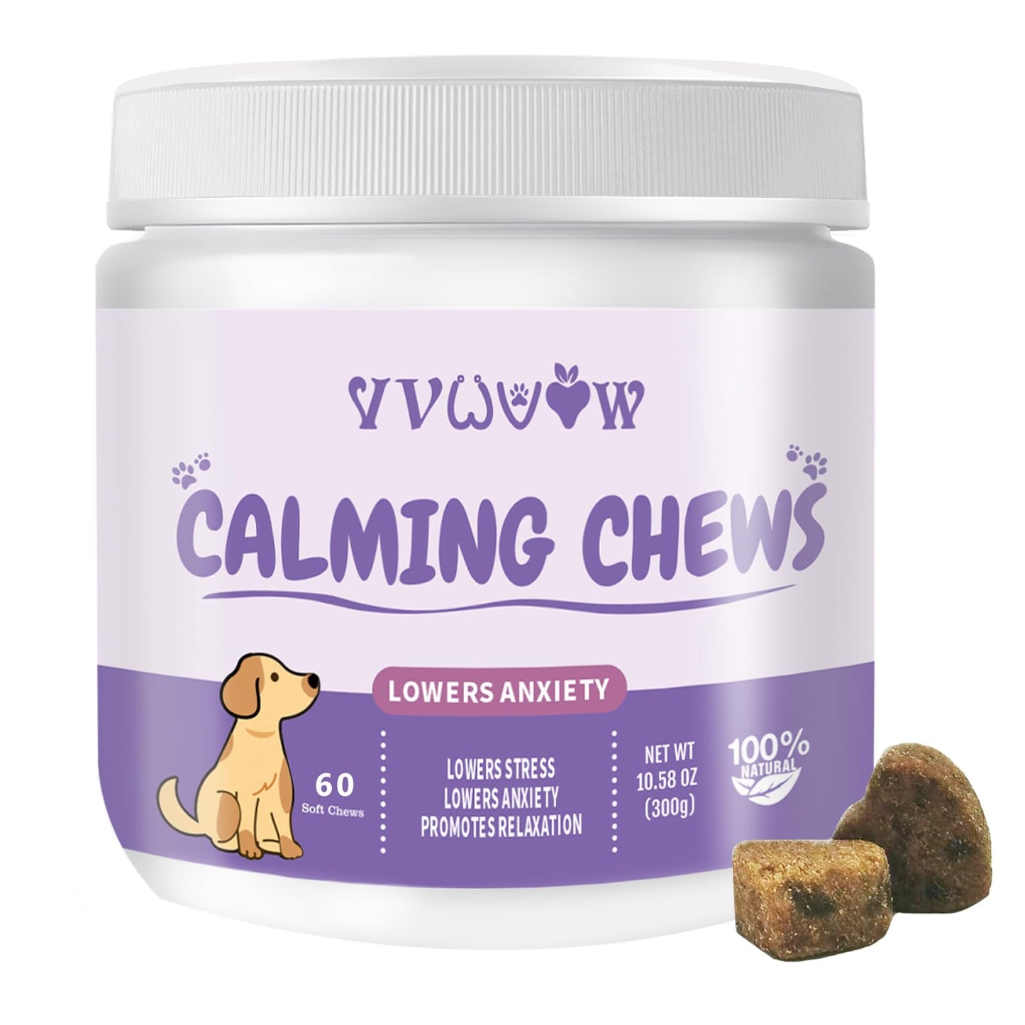 Friandises apaisantes pour chien à la mélatonine