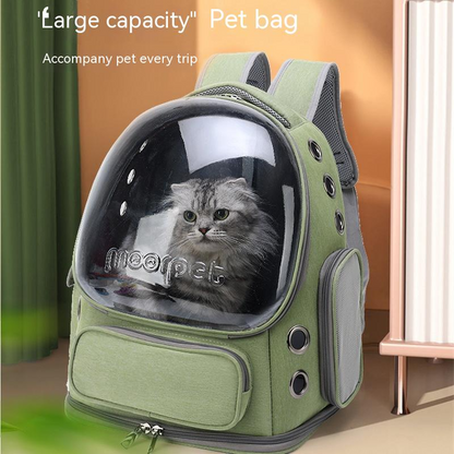 Sac de transport transparent pour chat