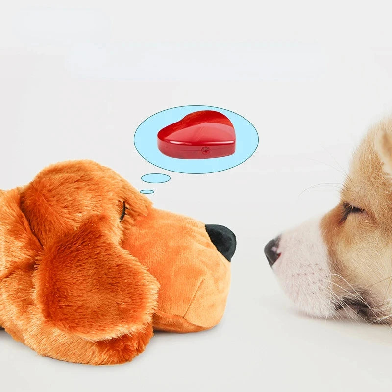 Pet Soothing Toys, Dog Anxiety Companion Sleep Simulation Heartbeat Plush Toys – The Perfect Gift for Your Furry Friend!