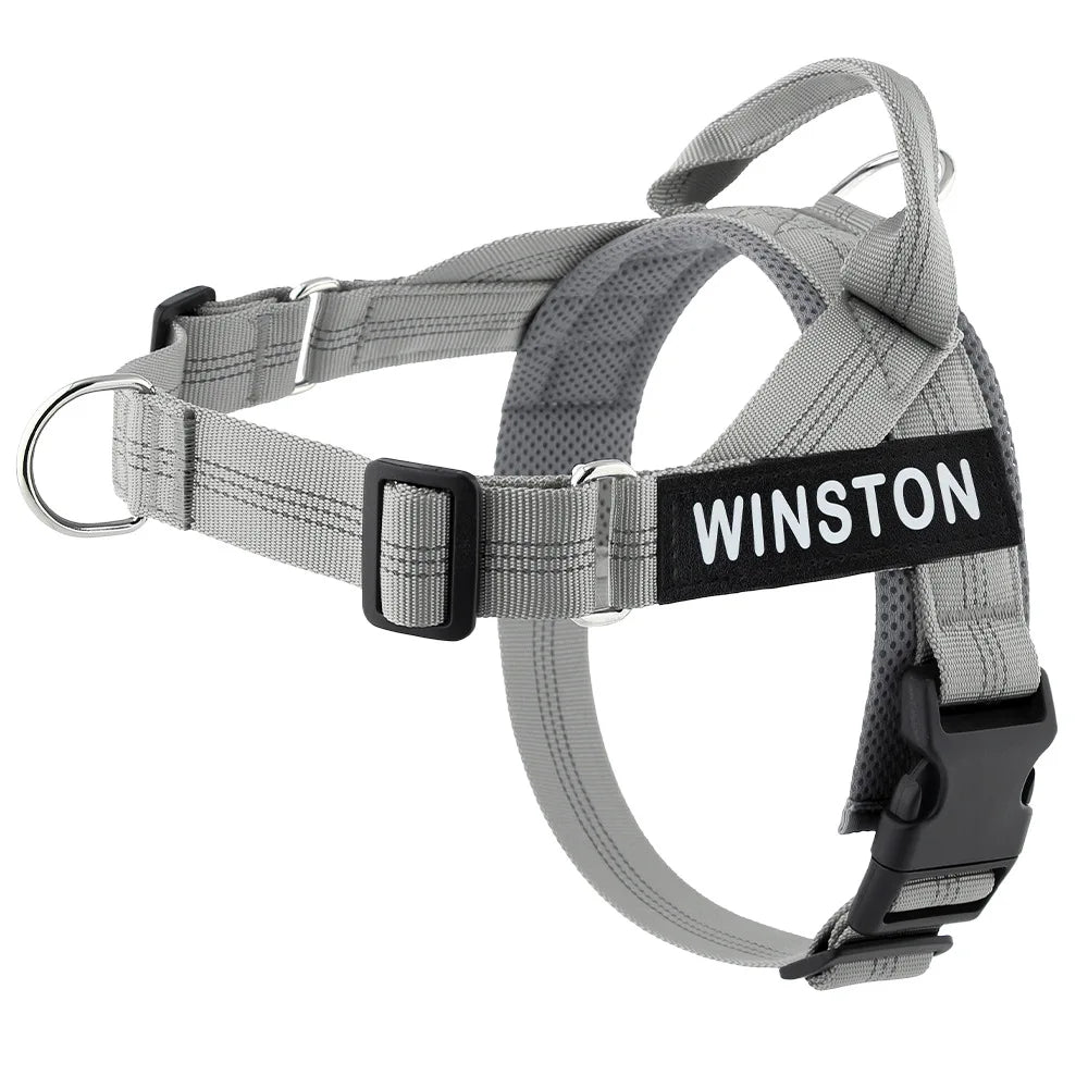 Personalized Dog Harness Reflective Adjustable Dog Harness Vest For small Medium large Dog Harness Vest Training Walking Running