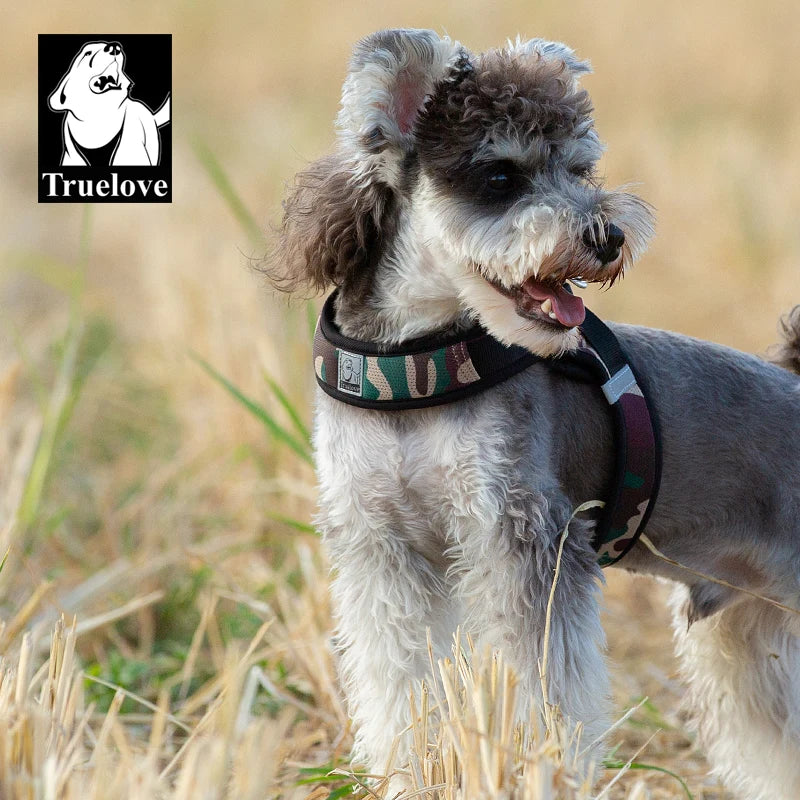 TRUELOVE Reflective Dog Harness Vest Adjustable Soft Mesh No Pull Pet Harness for Small Medium Large Dog Outdoor Walking TLH3013