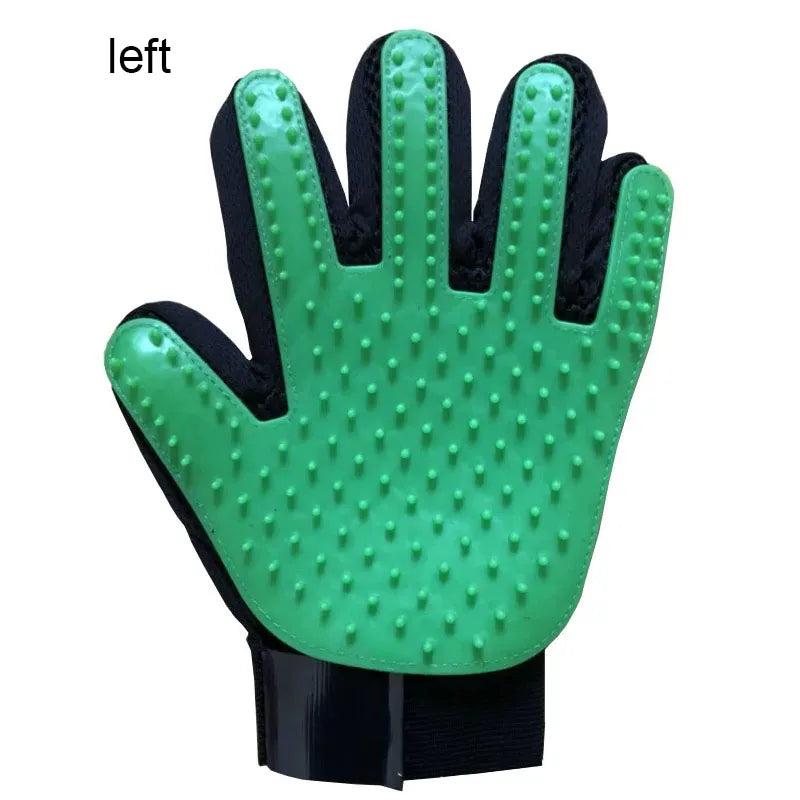 Pet Hair Glove Comb Pet Dog Cat Grooming Cleaning Glove Deshedding Hair Remover Massage Brush Animal Supplies Cat Accessories