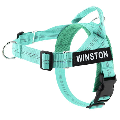 Personalized Dog Harness Reflective Adjustable Dog Harness Vest For small Medium large Dog Harness Vest Training Walking Running