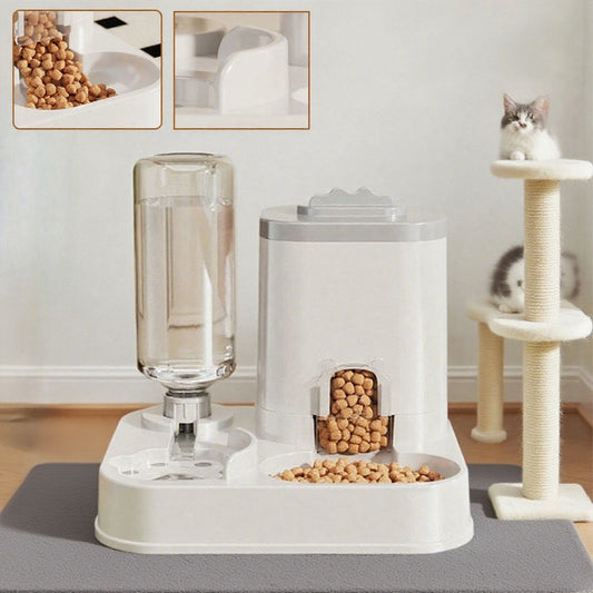 Distributeur Gravitationnel Eau et Nourriture pour Chat et Chien