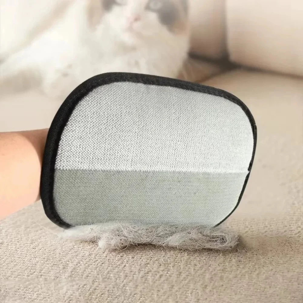 Gant brosse anti-poils réutilisable pour chien et chat
