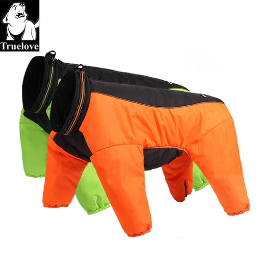 Manteau chien hiver réversible, imperméable et réfléchissant