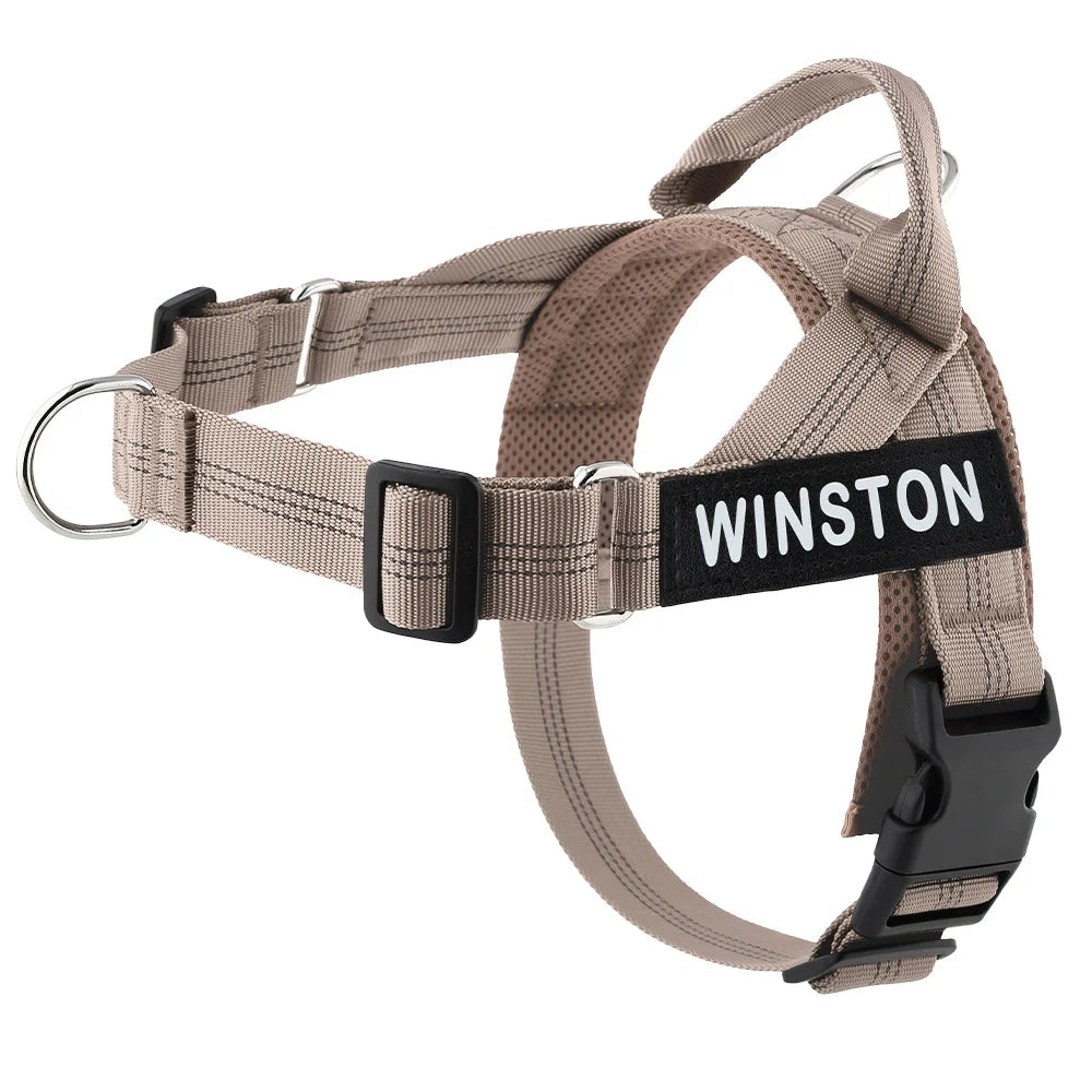 Personalized Dog Harness Reflective Adjustable Dog Harness Vest For small Medium large Dog Harness Vest Training Walking Running