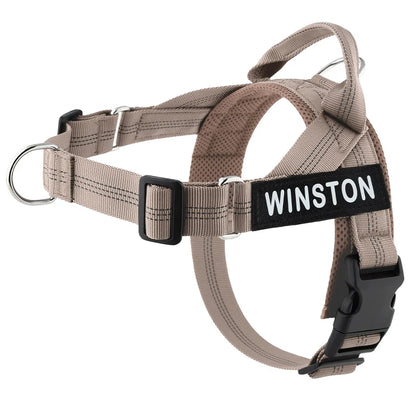 Personalized Dog Harness Reflective Adjustable Dog Harness Vest For small Medium large Dog Harness Vest Training Walking Running