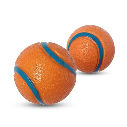 Tough Dog Toy Ball Chew Proof Elastic Jumping Fetch Ball for Large Medium Small Dogs Puppy Pet Chew Toy Solid Pet Accessories