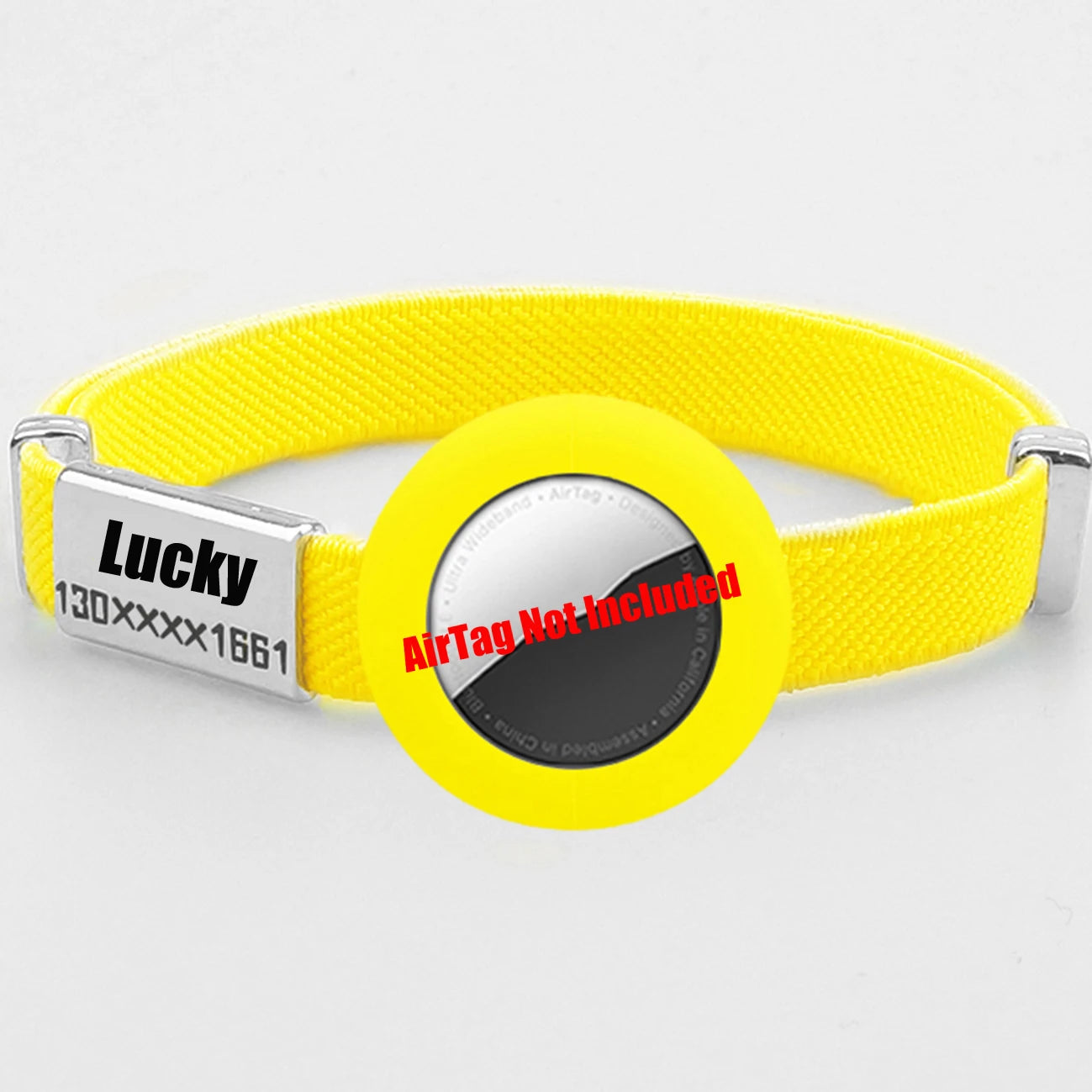 Fashion AirTag Cat Collar Elastic Customized Name Tag Tracker GPS Case Holder Anti-Loss Adjustable Pet ID Cute Dog Kitten Collar