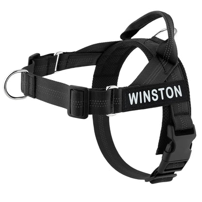 Personalized Dog Harness Reflective Adjustable Dog Harness Vest For small Medium large Dog Harness Vest Training Walking Running
