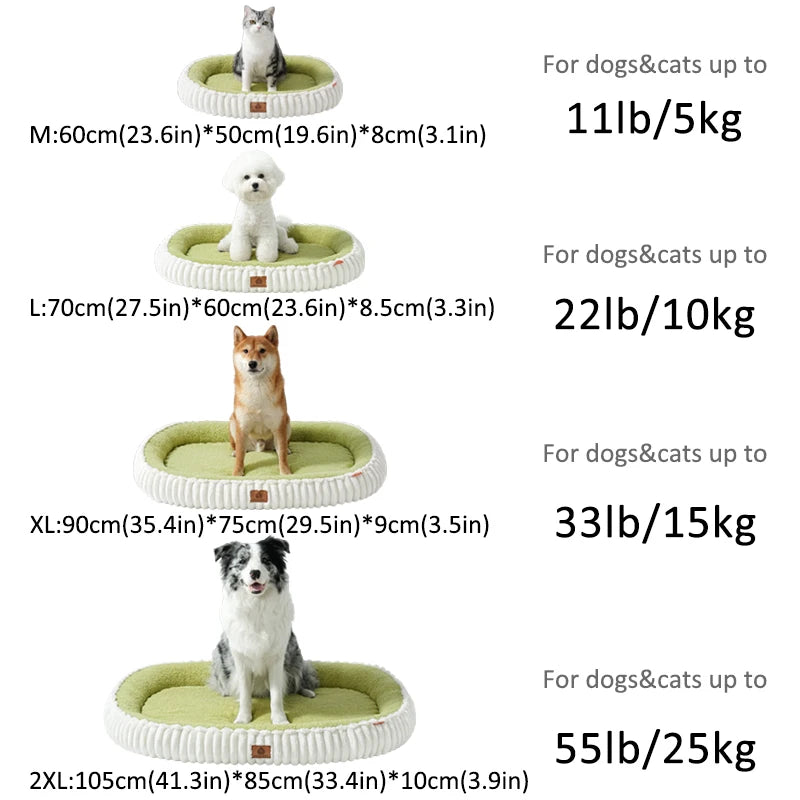 Winter Orthopedic Dog Bed for Dogs Breeds,Egg Crate Foam Dog Sofa Beds,Pet Couch Bed with Four Sided Bolster,Non-Slip Bottom