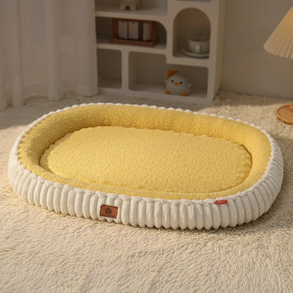 Winter Orthopedic Dog Bed for Dogs Breeds,Egg Crate Foam Dog Sofa Beds,Pet Couch Bed with Four Sided Bolster,Non-Slip Bottom