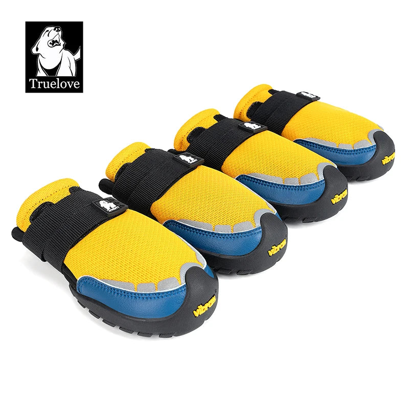 Truelove Pet Shoes Vibram Sole Reflective Durable  Anti-slip Soft Mesh Nylon  Comfortable  Outdoor NEW  2/4pcs Training TLS4862