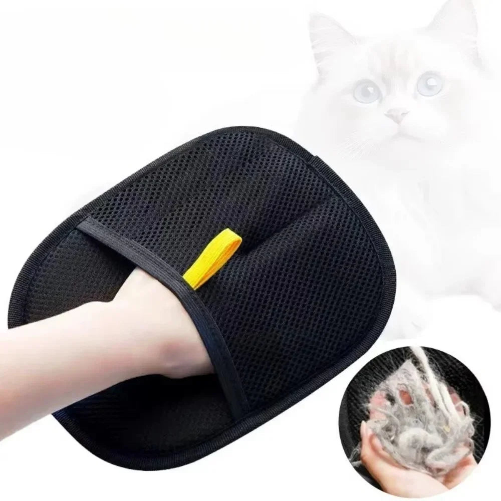 Gant brosse anti-poils réutilisable pour chien et chat