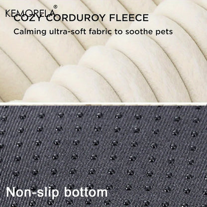 Orthopedic Plush Dog Bed - Mattress with High Resilience Support All Seasons Fluffy Pet Bed for Medium Large Dogs,for Bedroom