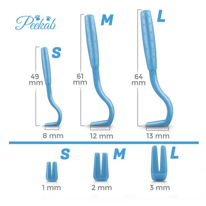 Crochets tire-tiques pour chien et chat, lot de 3