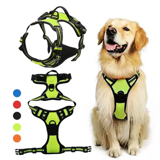 Harnais réfléchissant pour chien et chat, réglable et respirant