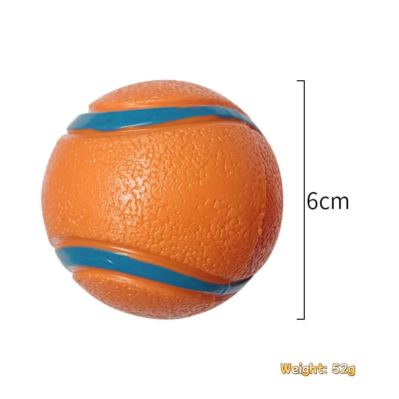 Tough Dog Toy Ball Chew Proof Elastic Jumping Fetch Ball for Large Medium Small Dogs Puppy Pet Chew Toy Solid Pet Accessories