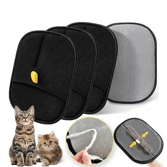 Gant brosse anti-poils réutilisable pour chien et chat