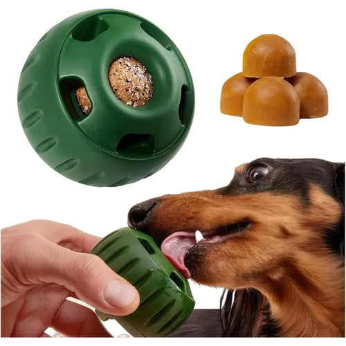 Pupsicle & Treat Tray Long-Lasting Interactive Dog Ball Toy Silicone Dog Treat Mold Keep Your Pup Busy Anti Chew Easy Clean Toys