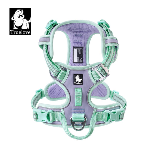 Harnais anti-traction TRUELOVE, réfléchissant pour chien