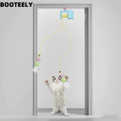 The New Type Of Cat Electric Smart Hanging Door Toy Is A Self-entertainment Entertaining And Cat-teasing Wonder