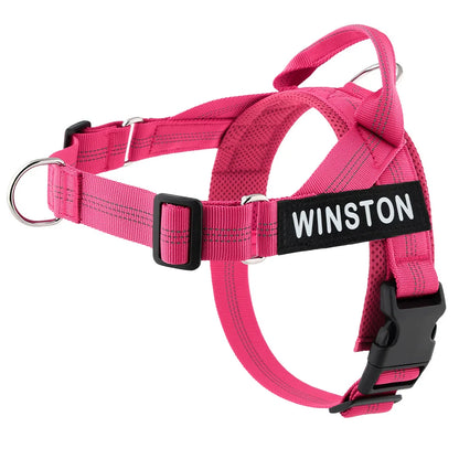 Personalized Dog Harness Reflective Adjustable Dog Harness Vest For small Medium large Dog Harness Vest Training Walking Running