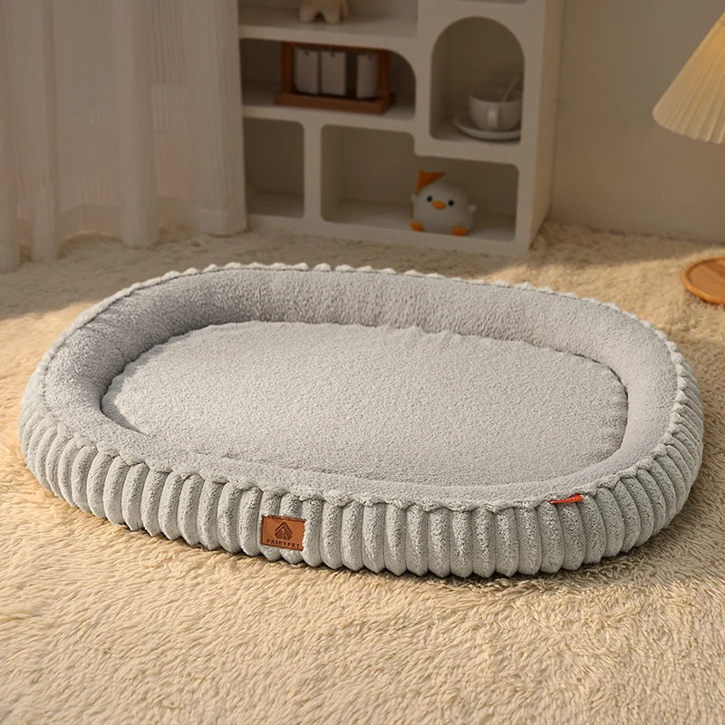 Winter Orthopedic Dog Bed for Dogs Breeds,Egg Crate Foam Dog Sofa Beds,Pet Couch Bed with Four Sided Bolster,Non-Slip Bottom
