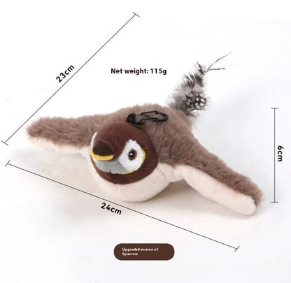 Jouet oiseau volant pour chat